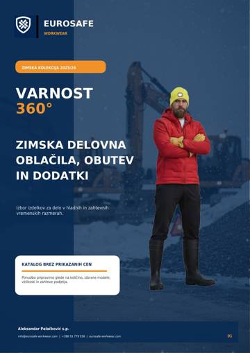 Katalog zimskih delovnih oblačil in opreme